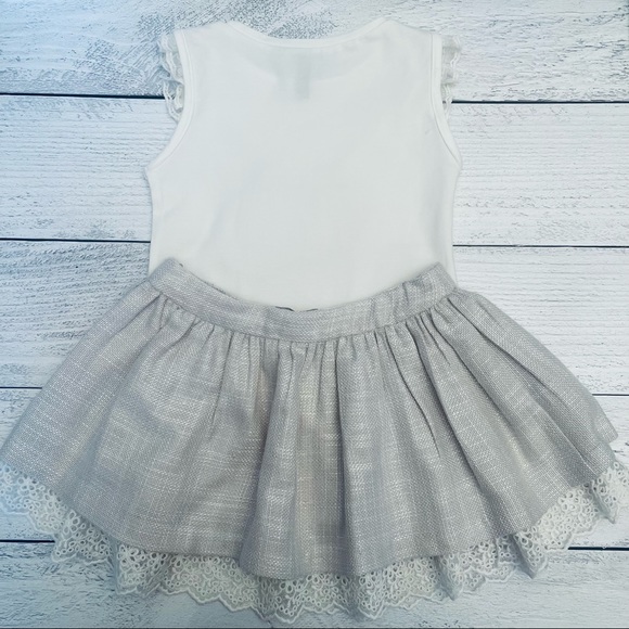 Mayoral Chic Girls Purse Shirt and Skirt Set Size 4 - Picture 11 of 12